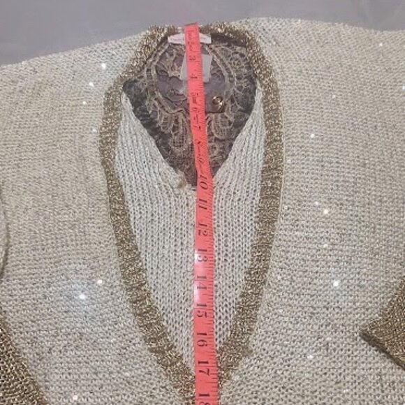 DANI COLLECTION CASUAL SPARKLY SWEATER NWT - LG - Picture 1 of 11